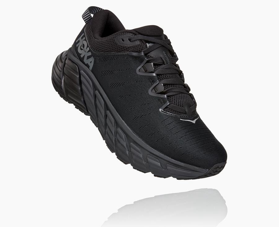 Hoka One One Hardloopschoenen Heren - Gaviota 3 - Zwart - QU1524068